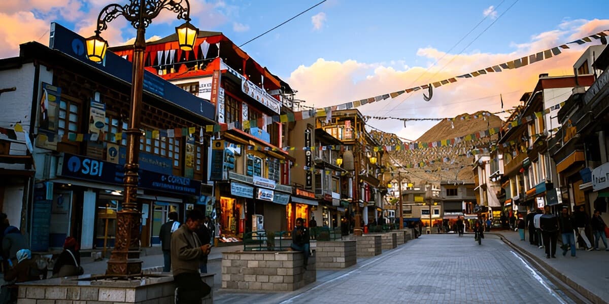 Leh’s vibrant market